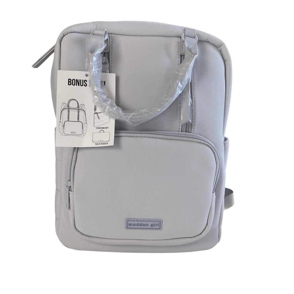 MADDEN GIRL BACKPACK SET IN LIGHT GREY - NWT!